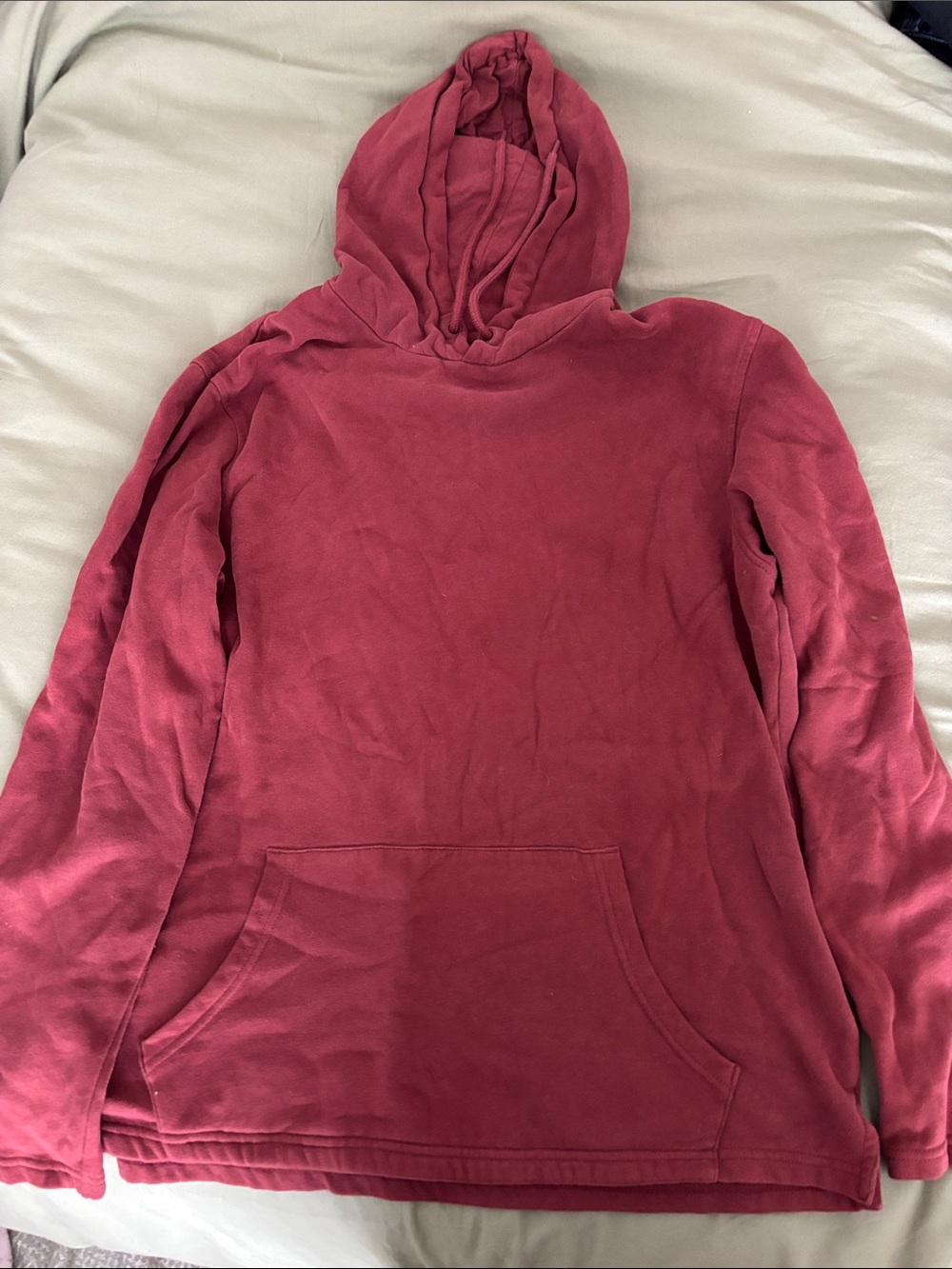 H&M Washed terracotta Pullover Hoodie